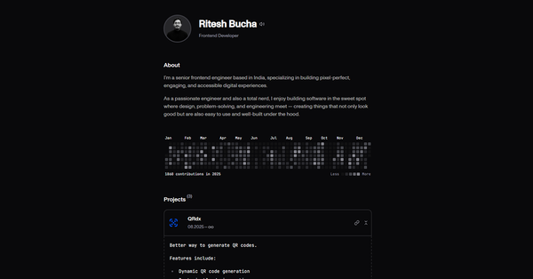Bucharitesh Portfolio